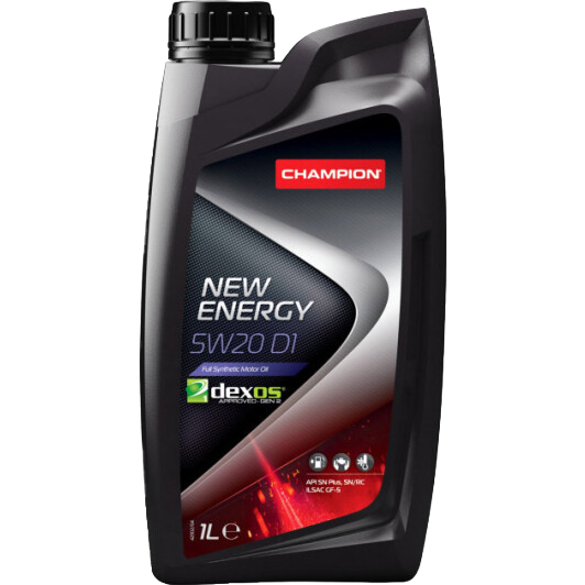 Моторное масло Champion New Energy 5W20 D1, 1л
